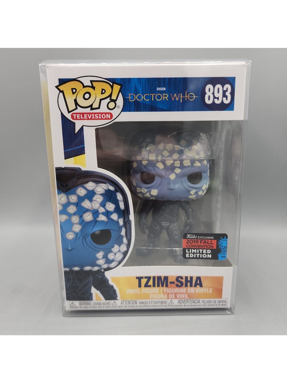 Doctor Who Funko Pop #893 Tzim-Sha Funko Convention 2019 Limited Edition New